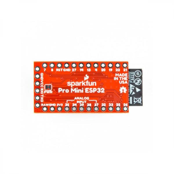 디바이스마트,오픈소스/코딩교육 > 파이썬/IoT 개발 보드 > ESP32,SparkFun,SparkFun ESP32 Qwiic Pro Mini [DEV-23386],강력한 ESP32-PICO-MINI-N8R2를 탑재 / 작동 전압/전원 공급 장치: 3.0 ~ 3.6V