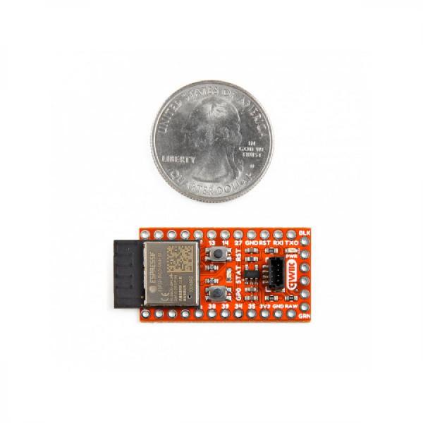 디바이스마트,오픈소스/코딩교육 > 파이썬/IoT 개발 보드 > ESP32,SparkFun,SparkFun ESP32 Qwiic Pro Mini [DEV-23386],강력한 ESP32-PICO-MINI-N8R2를 탑재 / 작동 전압/전원 공급 장치: 3.0 ~ 3.6V