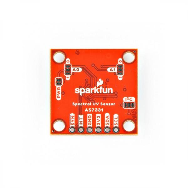 디바이스마트,MCU보드/전자키트 > 센서모듈 > 빛/조도/컬러/UV > 컬러/UV센서,SparkFun,SparkFun Spectral UV Sensor - AS7331 (Qwiic) [SEN-23517],UVA,UVB,UVC의 3가지 채널에서 높은 감도와 정확도로 방사선 측정 / 작동 전압: 2.7V-3.6V