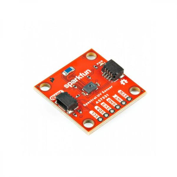 디바이스마트,MCU보드/전자키트 > 센서모듈 > 빛/조도/컬러/UV > 컬러/UV센서,SparkFun,SparkFun Spectral UV Sensor - AS7331 (Qwiic) [SEN-23517],UVA,UVB,UVC의 3가지 채널에서 높은 감도와 정확도로 방사선 측정 / 작동 전압: 2.7V-3.6V