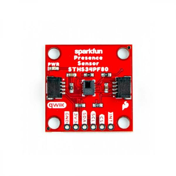 디바이스마트,MCU보드/전자키트 > 센서모듈 > 모션/제스처 > 움직임/재실/모션센서,SparkFun,SparkFun Human Presence and Motion Sensor - STHS34PF80 (Qwiic) [SEN-22494],물체의 정확한 balck-body 방사선을 측정 / 80° 시야 내에서 주변 온도 조건을 모니터링 / 전압 범위: 1.7~3.6V