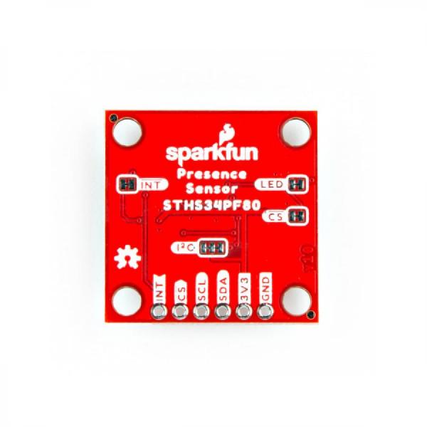 디바이스마트,MCU보드/전자키트 > 센서모듈 > 모션/제스처 > 움직임/재실/모션센서,SparkFun,SparkFun Human Presence and Motion Sensor - STHS34PF80 (Qwiic) [SEN-22494],물체의 정확한 balck-body 방사선을 측정 / 80° 시야 내에서 주변 온도 조건을 모니터링 / 전압 범위: 1.7~3.6V