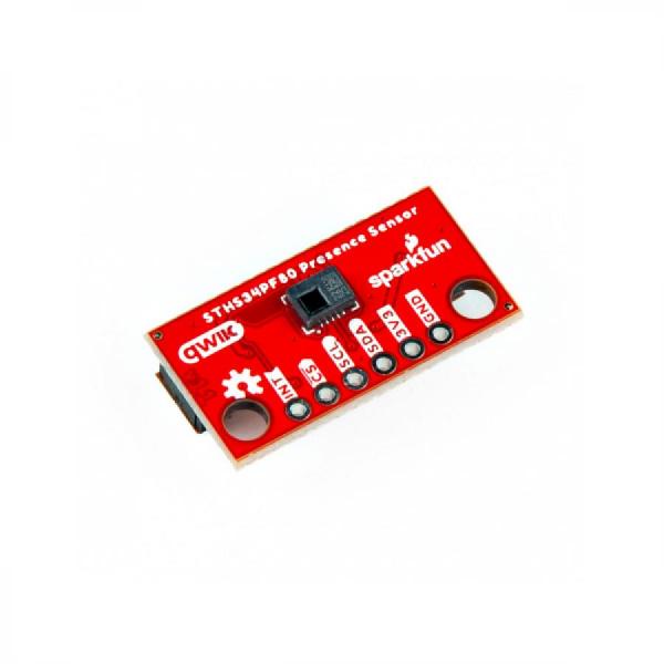 디바이스마트,MCU보드/전자키트 > 센서모듈 > 모션/제스처 > 움직임/재실/모션센서,SparkFun,SparkFun Mini Human Presence and Motion Sensor - STHS34PF80 (Qwiic) [SEN-23253],STMicroelectronics / 작동 파장이 5~20μm인 적외선 동작 및 존재 감지 센서 / 크기: 1.0인치 x 0.5인치