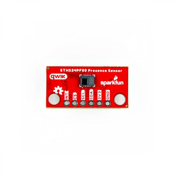 디바이스마트,MCU보드/전자키트 > 센서모듈 > 모션/제스처 > 움직임/재실/모션센서,SparkFun,SparkFun Mini Human Presence and Motion Sensor - STHS34PF80 (Qwiic) [SEN-23253],STMicroelectronics / 작동 파장이 5~20μm인 적외선 동작 및 존재 감지 센서 / 크기: 1.0인치 x 0.5인치