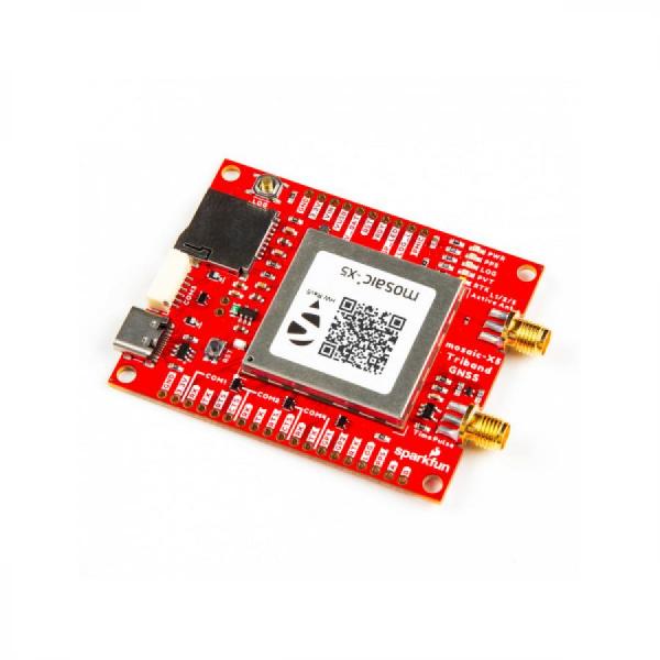 디바이스마트,MCU보드/전자키트 > 통신/네트워크 > GNSS/GPS > 정밀/고성능 GPS 모듈,SparkFun,SparkFun Triband GNSS RTK Breakout - mosaic-X5 [GPS-23088],높은 업데이트 속도로 센티미터 수준의 정밀도를 제공할 수 있는 GNSS 수신기 / USB-C 커넥터 / 전압 범위: 3.135~3.465V