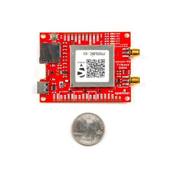 디바이스마트,MCU보드/전자키트 > 통신/네트워크 > GNSS/GPS > 정밀/고성능 GPS 모듈,SparkFun,SparkFun Triband GNSS RTK Breakout - mosaic-X5 [GPS-23088],높은 업데이트 속도로 센티미터 수준의 정밀도를 제공할 수 있는 GNSS 수신기 / USB-C 커넥터 / 전압 범위: 3.135~3.465V