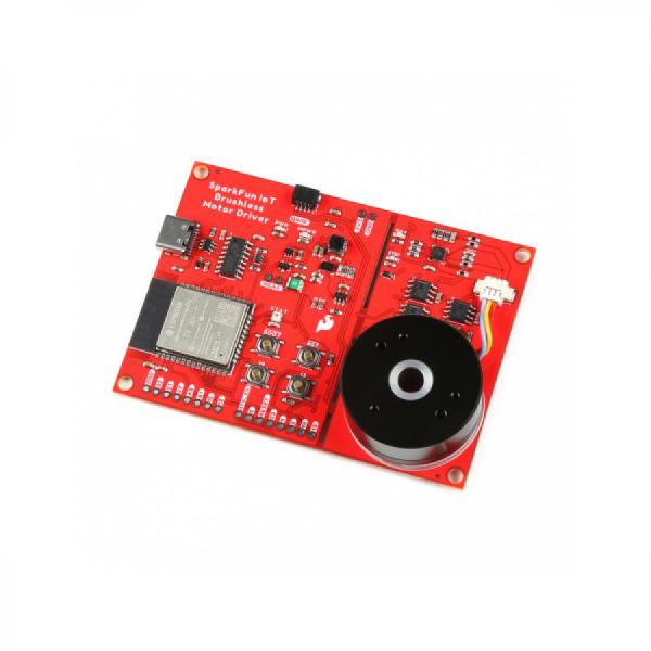 디바이스마트,MCU보드/전자키트 > 버튼/스위치/제어/RTC > 모터/모터컨트롤,SparkFun,SparkFun IoT Brushless Motor Driver (ESP32 WROOM, TMC6300) [ROB-22132],WiFi 및 Bluetooth 기능이 내장되어 있어 모든 3상 BLDC를 제어할 수 있음 / ESP32 마이크로컨트롤러 /  TMC6300 모터 드라이버