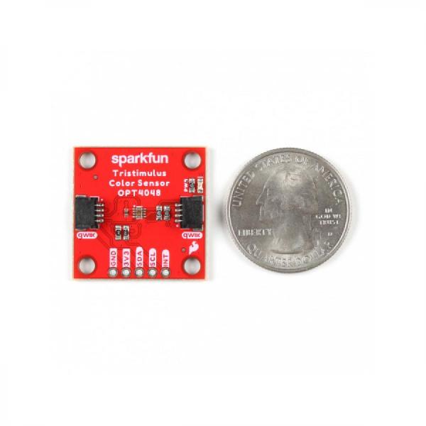 디바이스마트,MCU보드/전자키트 > 센서모듈 > 빛/조도/컬러/UV > 컬러/UV센서,SparkFun,SparkFun Tristimulus Color Sensor - OPT4048DTSR (Qwiic) [SEN-22638],OPT4048 고속, 고정밀 삼자극 XYZ 컬러 센서를 기반으로 제작 / 공급 전압 범위: 1.71-3.6V