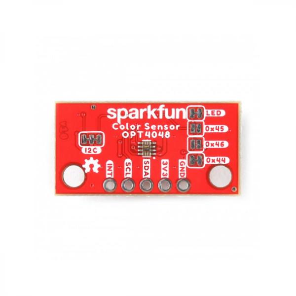 디바이스마트,MCU보드/전자키트 > 센서모듈 > 빛/조도/컬러/UV > 컬러/UV센서,SparkFun,SparkFun Mini Tristimulus Color Sensor - OPT4048DTSR (Qwiic) [SEN-22639],OPT4048 고속, 고정밀 삼자극 XYZ 컬러 센서를 기반으로 제작 / 단일 칩 고해상도 컬러 센서 내장 / 공급 전압 범위: 1.71-3.6V