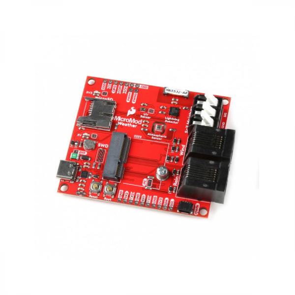 디바이스마트,오픈소스/코딩교육 > 아두이노 > 아두이노 교육용키트,SparkFun,SparkFun Arduino IoT Weather Station [KIT-22636],풍속, 풍향 및 강수량 데이터를 쉽게 기록 / 최대 240MHz 클록 주파수 / 작동 범위: 2.7~3.6V