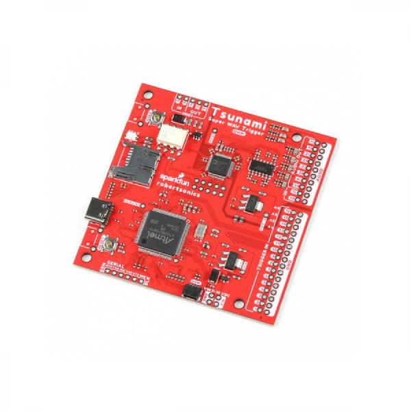 디바이스마트,MCU보드/전자키트 > 음악/앰프/녹음 > 악기/알람/소리재생,SparkFun,Tsunami Super WAV Trigger - 25 Voice (Qwiic) [WIG-20636],다성음악을 25개의 모노 또는 13개의 스테레오 동시 비압축 44.1kHz, 16비트 트랙으로 확장 /  출력은 독립적인 실시간 재생 속도 제어 및 MIDI 피치 벤드 제공