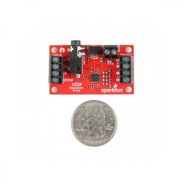 디바이스마트,MCU보드/전자키트 > 음악/앰프/녹음 > 앰프/증폭,SparkFun,SparkFun Qwiic Speaker Amp [DEV-20690],Texas Instruments TPA2016D2 stereo, 클래스 D 오디오 전력 증폭기가 포함 / 전압 입력 :  2.5~5.5V