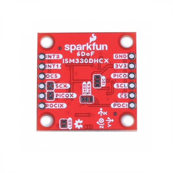 디바이스마트,MCU보드/전자키트 > 센서모듈 > 가속도/자이로/지자기센서 > 통합 6축,SparkFun,SparkFun 6DoF IMU Breakout - ISM330DHCX (Qwiic) [SEN-19764],1인치씩 STMicroelectronics의 ISM330DHCX를 갖춘 브레이크아웃 / 공급 전압: 1.71~3.6V