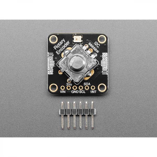 디바이스마트,MCU보드/전자키트 > 버튼/스위치/제어/RTC > 엔코더/가변저항,Adafruit,Adafruit I2C Stemma QT Rotary Encoder Breakout with Encoder - STEMMA QT / Qwiic [ada-5880],I2C 통신 / 3~5V DC로 전원을 공급한 다음 3 또는 5V 로직 I2C 데이터를 사용