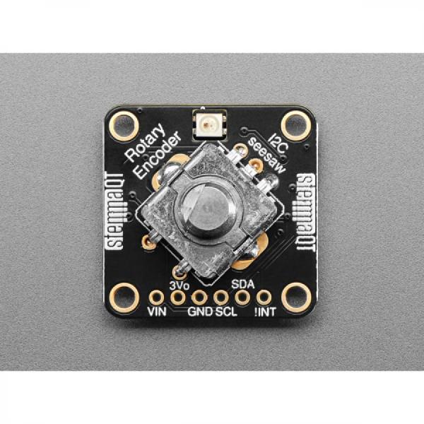 디바이스마트,MCU보드/전자키트 > 버튼/스위치/제어/RTC > 엔코더/가변저항,Adafruit,Adafruit I2C Stemma QT Rotary Encoder Breakout with Encoder - STEMMA QT / Qwiic [ada-5880],I2C 통신 / 3~5V DC로 전원을 공급한 다음 3 또는 5V 로직 I2C 데이터를 사용