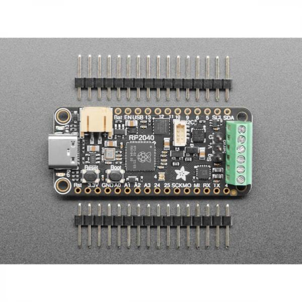 디바이스마트,MCU보드/전자키트 > 음악/앰프/녹음 > 앰프/증폭,Adafruit,Adafruit RP2040 Prop-Maker Feather with I2S Audio Amplifier [ada-5768],최대 3W의 4~8Ω 스피커를 구동 / 크기 : 52.1mm x 22.8mm x 12.2mm