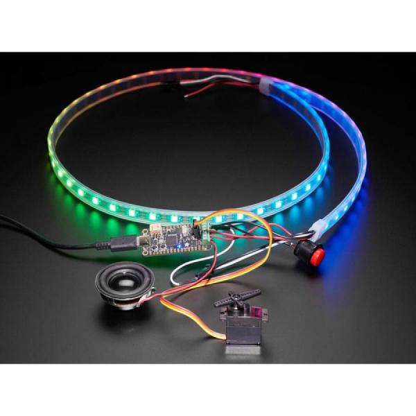 디바이스마트,MCU보드/전자키트 > 음악/앰프/녹음 > 앰프/증폭,Adafruit,Adafruit RP2040 Prop-Maker Feather with I2S Audio Amplifier [ada-5768],최대 3W의 4~8Ω 스피커를 구동 / 크기 : 52.1mm x 22.8mm x 12.2mm