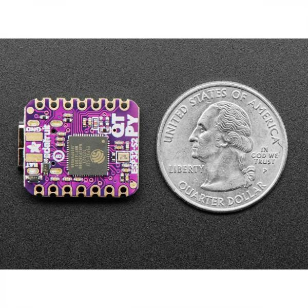 디바이스마트,MCU보드/전자키트 > 통신/네트워크 > 와이파이,Adafruit,Adafruit QT Py ESP32-S2 WiFi Dev Board with STEMMA QT [ada-5325],USB Type C 커넥터 / 4MB 플래시 및 2MB PSRAM / Arduino IDE  또는  CircuitPython과 함께 사용