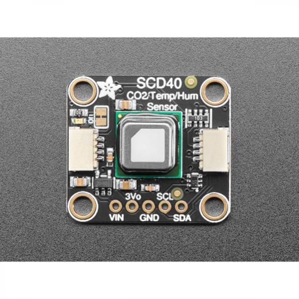 디바이스마트,MCU보드/전자키트 > 센서모듈 > 먼지/가스/연기/불꽃 > 가스/공기질/연기센서,Adafruit,Adafruit SCD-40 - True CO2, Temperature and Humidity Sensor - STEMMA QT / Qwiic [ada-5187],CO2 농도 및 온습도 측정 / CO2 측정 범위 400~2000ppm / SparkFun Qwiic I2C 커넥터와 호환