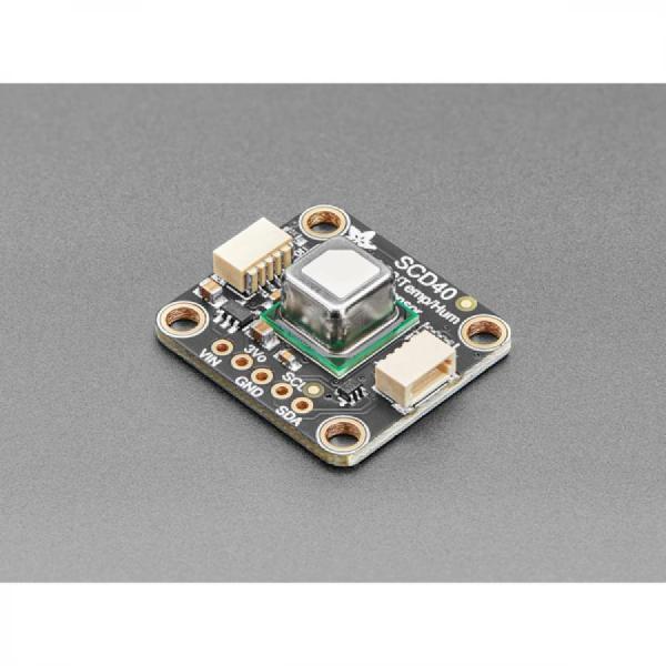디바이스마트,MCU보드/전자키트 > 센서모듈 > 먼지/가스/연기/불꽃 > 가스/공기질/연기센서,Adafruit,Adafruit SCD-40 - True CO2, Temperature and Humidity Sensor - STEMMA QT / Qwiic [ada-5187],CO2 농도 및 온습도 측정 / CO2 측정 범위 400~2000ppm / SparkFun Qwiic I2C 커넥터와 호환