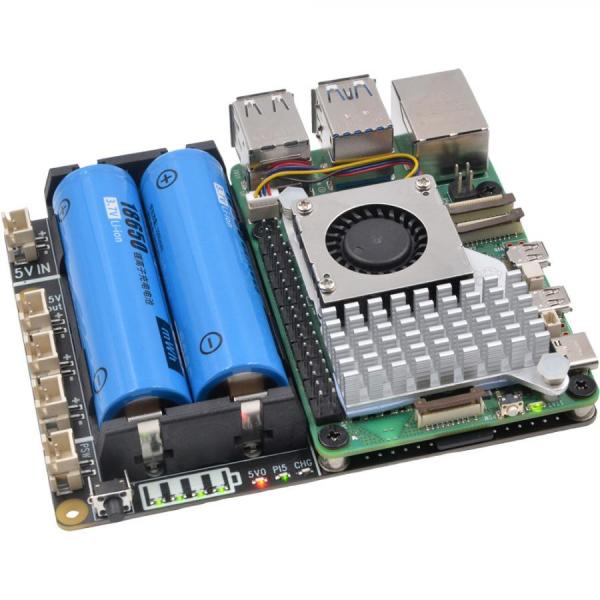 디바이스마트,오픈소스/코딩교육 > 라즈베리파이 > 라즈베리파이 확장보드/HAT,Suptronics,라즈베리파이5 18650 UPS 5V 5A  충전 모듈 [X1201 v1.1],라즈베리파이5용 18650 UPS 모듈 / 5V 5A 출력 / 배터리 충전 기능 내장 / USB C 타입 / 커넥터 : XH2.54 2핀 / 배터리 추천 : 10889448