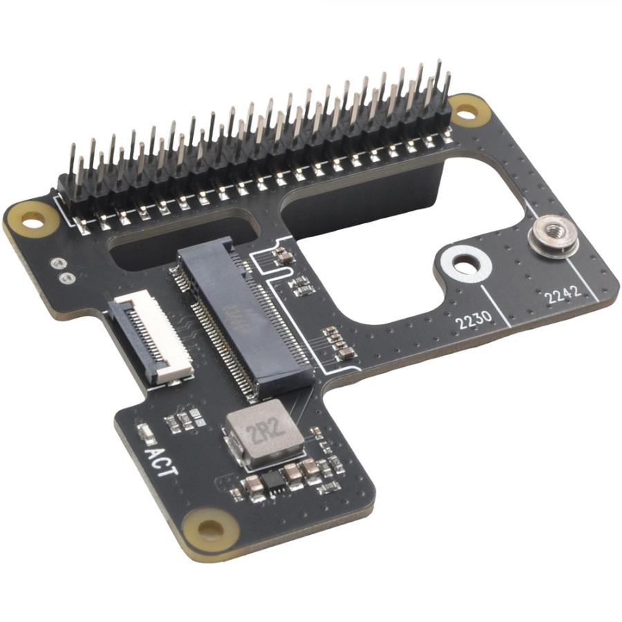 라즈베리파이5 PCle M.2 2242 2230 NVMe 미니 상판  [X1000]