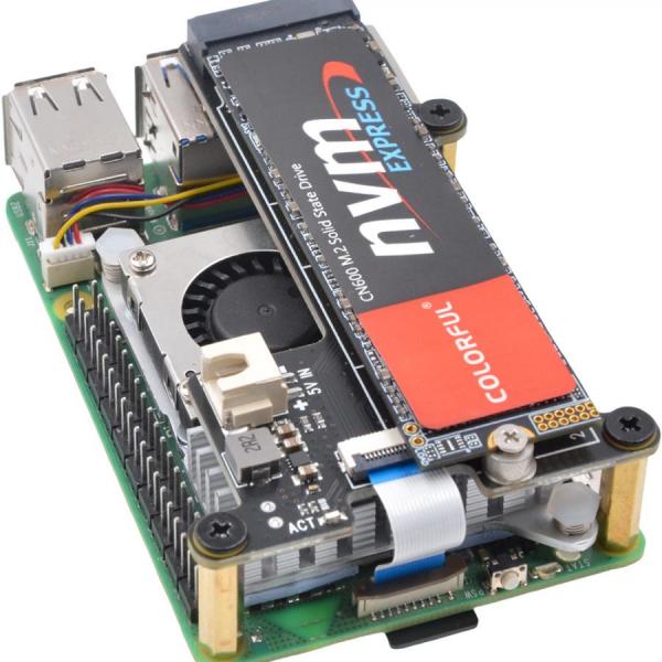 디바이스마트,오픈소스/코딩교육 > 라즈베리파이 > 라즈베리파이 확장보드/HAT,Suptronics,라즈베리파이5 PCle M.2 2230 2280 NVMe 미니 상판  [X1001],라즈베리파이5 호환 PCle NVMe 상판 / 2242 2230, 2260, 2280 사이즈 / SSD 부팅 / 87mm x 56mm / 3.3V