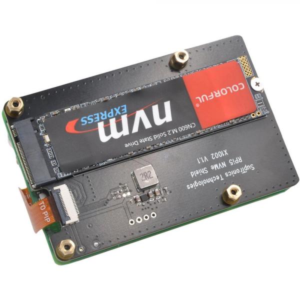디바이스마트,오픈소스/코딩교육 > 라즈베리파이 > 라즈베리파이 확장보드/HAT,Suptronics,라즈베리파이5 PCle M.2 2230 2280 NVMe 하판  [X1002],라즈베리파이5 호환 PCle NVMe 하판 / 2242 2230, 2260, 2280 사이즈 / SSD 부팅 / 87mm x 56mm / 3.3V