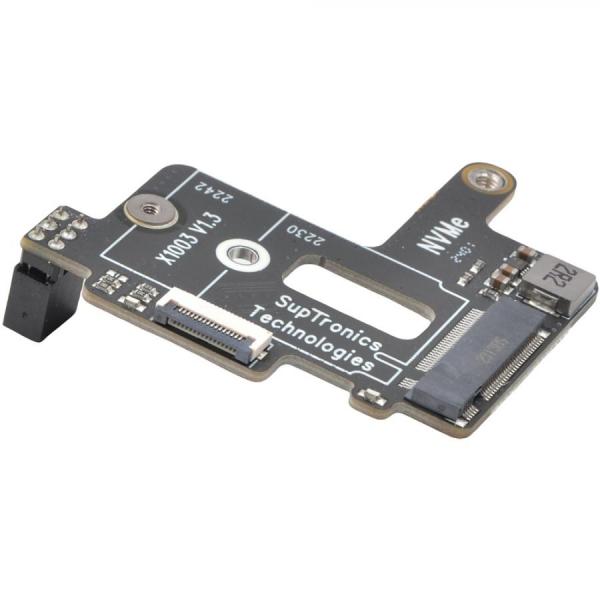 디바이스마트,오픈소스/코딩교육 > 라즈베리파이 > 라즈베리파이 확장보드/HAT,Suptronics,라즈베리파이5 PCle M.2 2230 2242 NVMe 미니 상판  [X1003],라즈베리파이5 호환 PCle NVMe 상판 / 2242 2230 사이즈 / SSD 부팅 / 55mm x 54.5mm / 3V / 사이즈가 작아 공식케이스랑 호환가능