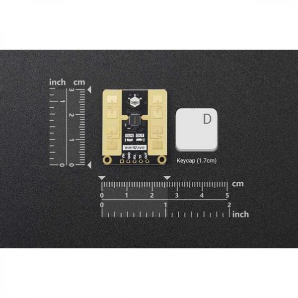 디바이스마트,MCU보드/전자키트 > 센서모듈 > 모션/제스처 > 움직임/재실/모션센서,DFROBOT,mmWave - C4001 24GHz 인간 존재 감지 센서 (25미터 거리/속도 측정) [SEN0609],작동 주파수 범위: 24GHz / 수평 감지 범위 100°, 존재 감지 범위 16m, 동작 감지 및 범위 25m / 변조 모드: FMCW / 작동 전압: 3.3V/5V