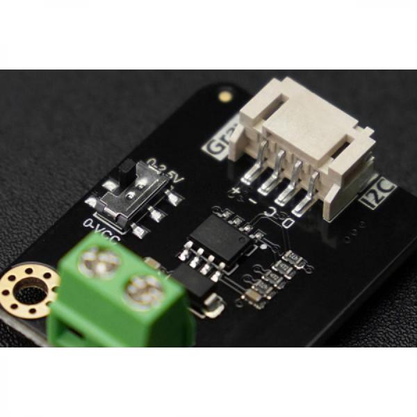 디바이스마트,MCU보드/전자키트 > 전원/신호/저장/응용 > ADC/DAC,DFROBOT,Gravity: GP8512 1채널 I2C 15bit DAC 모듈 [DFR1035],I2C 통신 / 1채널 DAC 모듈 / 작동 전압: 3.3~5V / 해상도: 15비트 / 칩 유형: GP8512