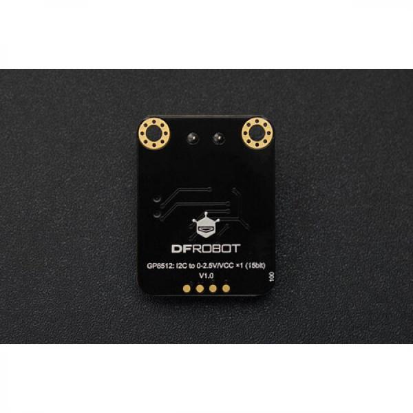디바이스마트,MCU보드/전자키트 > 전원/신호/저장/응용 > ADC/DAC,DFROBOT,Gravity: GP8512 1채널 I2C 15bit DAC 모듈 [DFR1035],I2C 통신 / 1채널 DAC 모듈 / 작동 전압: 3.3~5V / 해상도: 15비트 / 칩 유형: GP8512