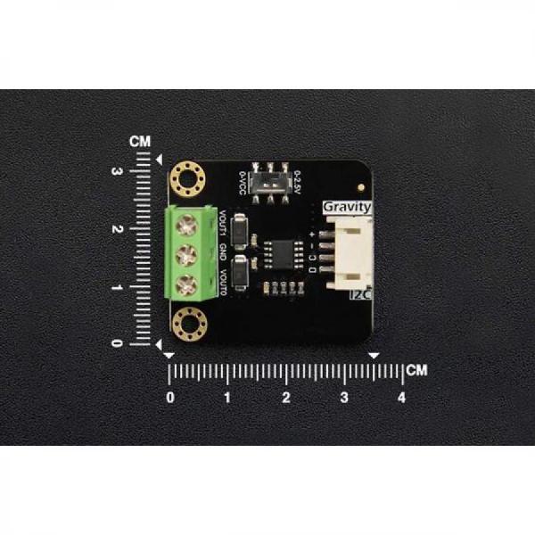 디바이스마트,MCU보드/전자키트 > 전원/신호/저장/응용 > ADC/DAC,DFROBOT,Gravity: GP8503 2채널 I2C 12bit DAC 모듈 [DFR1034],I2C 통신 / 2채널 DAC 모듈 / 작동 전압: 3.3~5V / 해상도: 12비트 / 칩 유형: GP8503