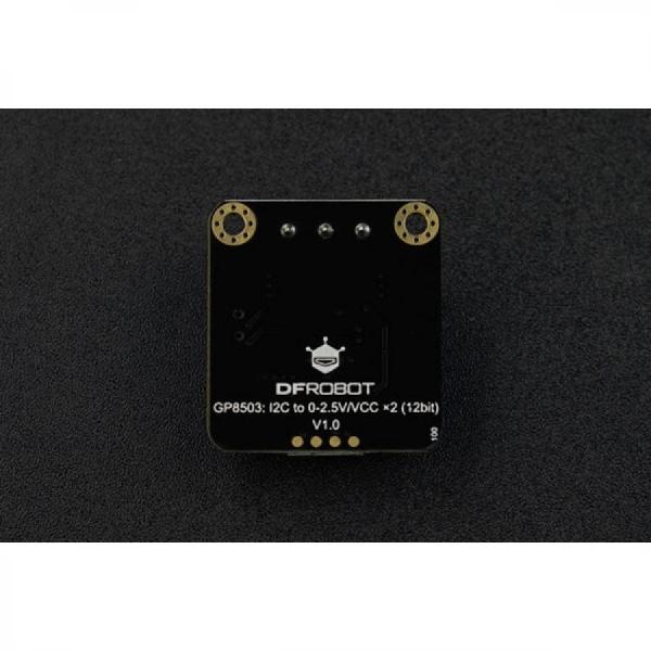 디바이스마트,MCU보드/전자키트 > 전원/신호/저장/응용 > ADC/DAC,DFROBOT,Gravity: GP8503 2채널 I2C 12bit DAC 모듈 [DFR1034],I2C 통신 / 2채널 DAC 모듈 / 작동 전압: 3.3~5V / 해상도: 12비트 / 칩 유형: GP8503