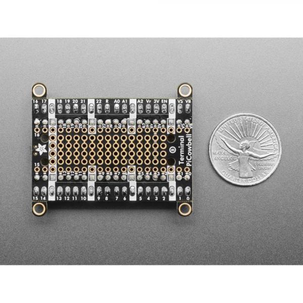디바이스마트,오픈소스/코딩교육 > 라즈베리파이 > 라즈베리파이 확장보드/HAT,Adafruit,Adafruit Terminal PiCowbell for Pico with Pre-Soldered Sockets - Reset Button & STEMMA QT [ada-5907],PiCowbell Proto /  Raspberry Pi Pico 및 Pico W 지원 / 납땜된 헤더 포함o