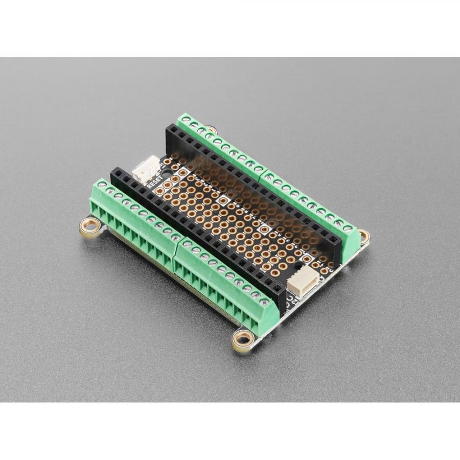 Adafruit Terminal PiCowbell for Pico with Pre-Soldered Sockets - Reset Button & STEMMA QT [ada-5907]