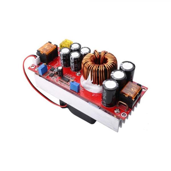 디바이스마트,전원/파워/배터리 > DC-DC 컨버터 모듈 > 승압형 모듈(외장, 비절연 스위칭),SMG,40A 1800W DC-DC 부스트 컨버터,1800W / 입력 전압 : DC 10~60V / 입력 전류 : 35A / 출력 전압 : 12~90V / 출력 전류 : 최대 22A / 작동 온도 : -20 ~ 65℃ / 변환 효율 : 92~98% / 사이즈 : 130*52*84mm (서포트 포함 사이즈)  / 무게 : 412g