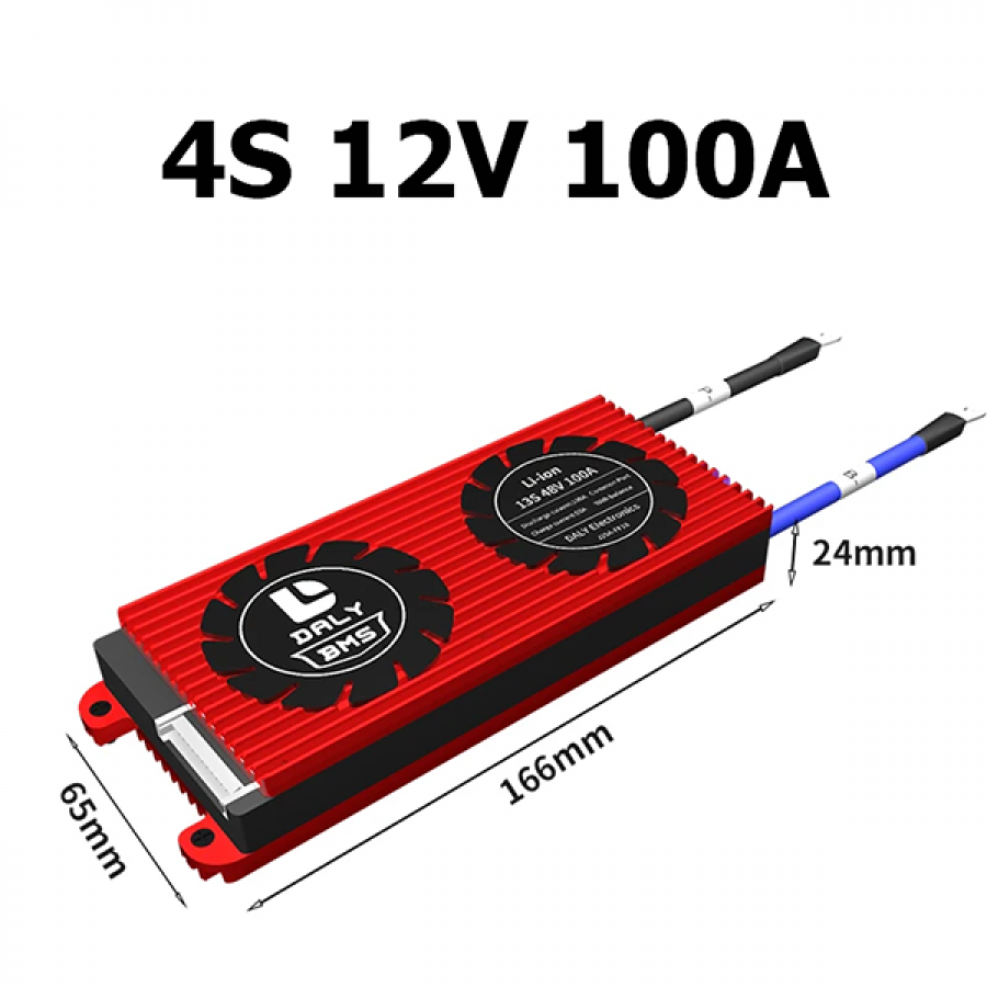 DALY 하드웨어 BMS LiFePO4 4S 12V 100A [TSC-BMS24]