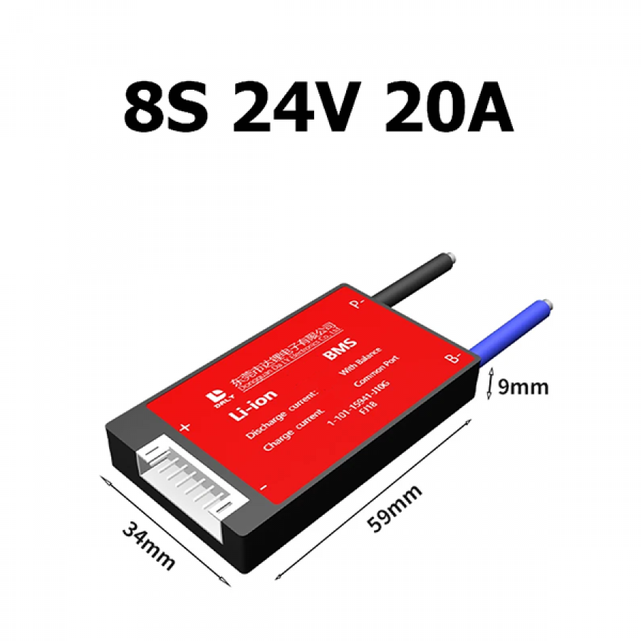 DALY 하드웨어 BMS LiFePO4 8S 24V 20A [TSC-BMS26]