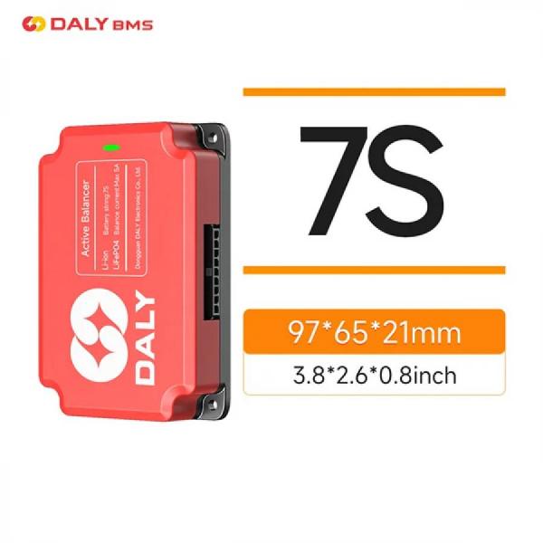 디바이스마트,전원/파워/배터리 > 배터리/배터리홀더 > 배터리패킹 용품 > 보호회로,DALY,LiFePO4 5A 액티브 밸런싱 모듈 7S [TSC-BMS55],LiFePO4 / 5A 액티브 밸런싱 모듈 / 7S / 사이즈 : 97*65*21mm