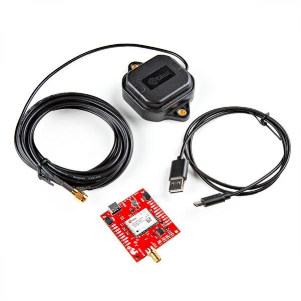 디바이스마트,MCU보드/전자키트 > 통신/네트워크 > GNSS/GPS > 일반용 GPS 모듈,SparkFun,SparkFun GPS-RTK Dead Reckoning Kit (SMA) [KIT-23452],ZED-F9R / 정밀 센서 융합 GPS 보드 / u-blox의 ADR 기술 활용 / 최대 탐색 속도: 최대 30Hz