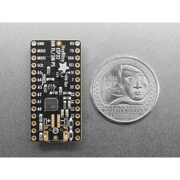 디바이스마트,오픈소스/코딩교육 > 파이썬/IoT 개발 보드 > ESP32,Adafruit,Adafruit ItsyBitsy ESP32 - PCB Antenna - 8 MB Flash / 2 MB PSRAM [ada-5889],ItsyBitsy ESP32 - PCB 안테나 8MB Flash / 2MB PSRAM / 듀얼 코어 240MHz Tensilica / UART / 아두이노, 파이썬 호환