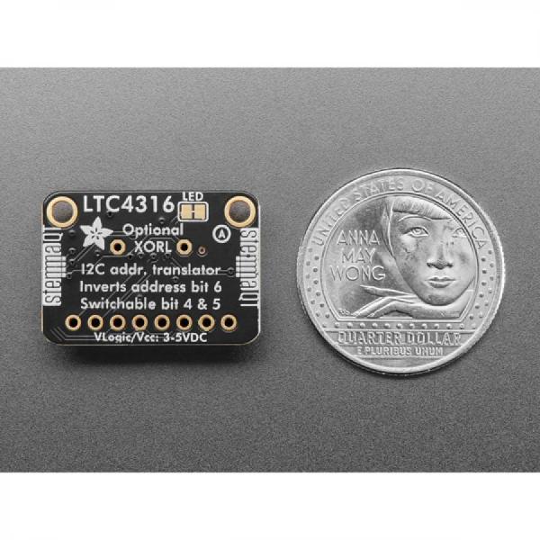 디바이스마트,MCU보드/전자키트 > 전원/신호/저장/응용 > 인터페이스/먹서,Adafruit,Adafruit LTC4316 I2C Address Translator - Stemma QT / Qwiic [ada-5914],즉시 주소 변환을 수행 / 제품 크기: 25.2mm x 17.7mm x 5.8mm / 제품 무게: 1.9g