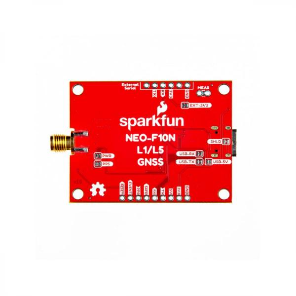 디바이스마트,MCU보드/전자키트 > 통신/네트워크 > GNSS/GPS > 정밀/고성능 GPS 모듈,SparkFun,SparkFun GNSS L1/L5 Breakout - NEO-F10N, SMA [GPS-24114],미터 수준의 위치 정확도를 갖춘 표준 정밀 GNSS 보드 / 직렬 UART 통신 포트를 1개만 지원 /  통합 SMA 커넥터 / GPS, Galileo, Beidou 동시 수신