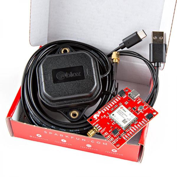 디바이스마트,MCU보드/전자키트 > 통신/네트워크 > GNSS/GPS > 일반용 GPS 모듈,SparkFun,SparkFun GPS-RTK Dead Reckoning Kit (SMA) [KIT-23452],ZED-F9R / 정밀 센서 융합 GPS 보드 / u-blox의 ADR 기술 활용 / 최대 탐색 속도: 최대 30Hz