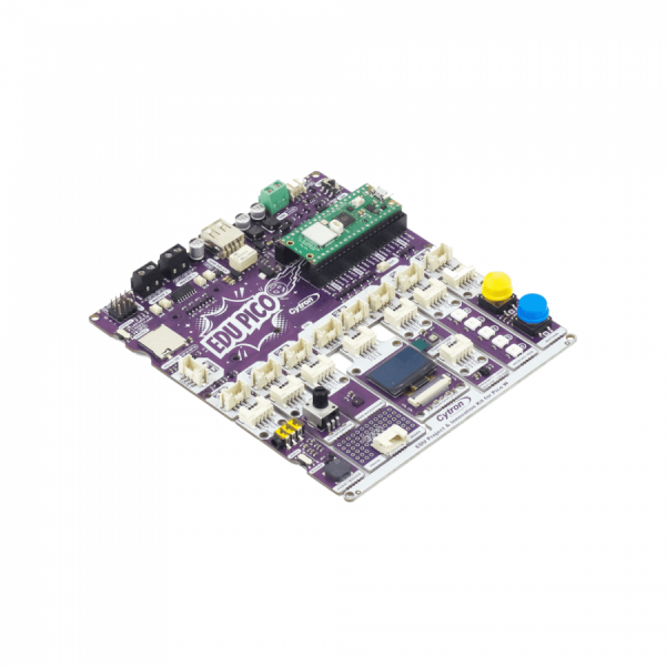 디바이스마트,오픈소스/코딩교육 > 라즈베리파이 > 라즈베리파이 교육용키트,Cyrton,EDU PICO: Project & Innovation Kit for Pico W [EDU-PICO],가이드북 제공 / GPIO 브레이크아웃 / CircuitPython을 사용