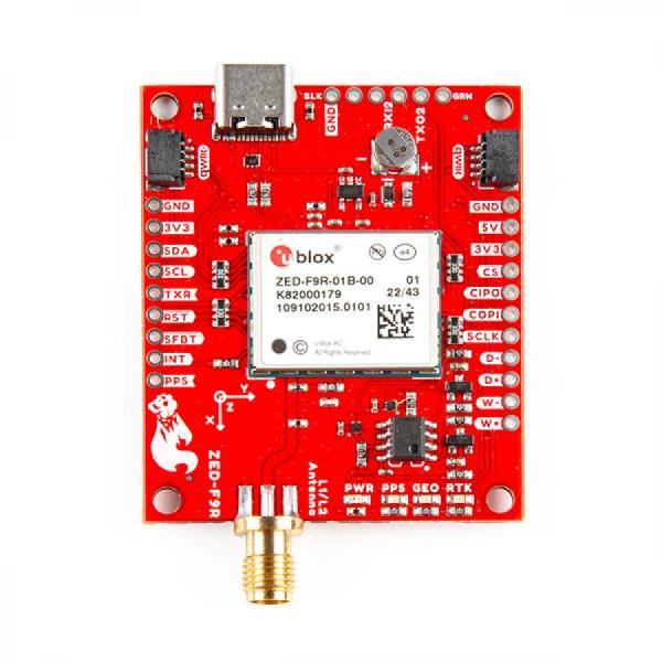 디바이스마트,MCU보드/전자키트 > 통신/네트워크 > GNSS/GPS > 일반용 GPS 모듈,SparkFun,SparkFun GPS-RTK Dead Reckoning Kit (SMA) [KIT-23452],ZED-F9R / 정밀 센서 융합 GPS 보드 / u-blox의 ADR 기술 활용 / 최대 탐색 속도: 최대 30Hz