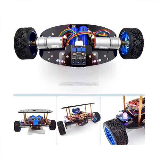 디바이스마트,오픈소스/코딩교육 > 코딩교육 키트/로봇 > Adeept,Adeept,아두이노 2WD 오토 밸런싱 스마트카 키트 [ADA024],아두이노  IDE 호환 자가 균형 로봇 자동차 키트 / 모든 연령에 적합한 STEAM 교육용 키트 / 조립이 쉽고 어린이 실습 및 프로그래밍 기술에 적합