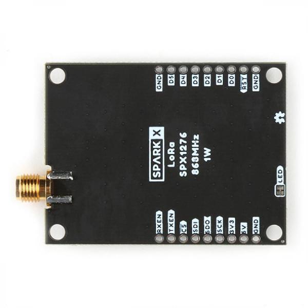 디바이스마트,MCU보드/전자키트 > 통신/네트워크 > RF/LoRa,SparkFun,LoRa 1W Breakout - 868M30S [SPX-22791],SPI 및 6개의 사용 가능한 GPIO가 있는 모든 플랫폼에 연결 / SMA 커넥터가 포함
