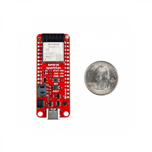 디바이스마트,MCU보드/전자키트 > 통신/네트워크 > 와이파이,SparkFun,SparkFun Thing Plus - ESP32-S3 [WRL-24408],PCB 안테나 내장 / 4MB 플래시, 2MB PSRAM / ESP32 WROOM-S3 MINI 무선 모듈